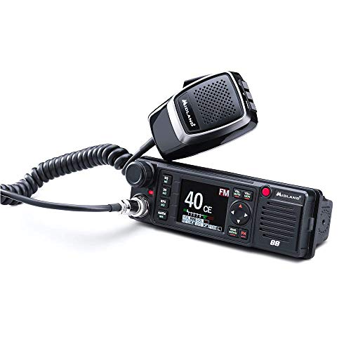 Midland M-88 CB Radio C1435 - Transceptor (Reino Unido) Midland - Telemóveis - display TFT, entrada auxiliar, armazenamento, vigilância dupla
