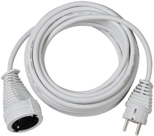 Cabo de Energia BRENNENSTUHL (5m - Preto) Brennenstuhl - Fios de extensão - tomada EU, 5m, preto