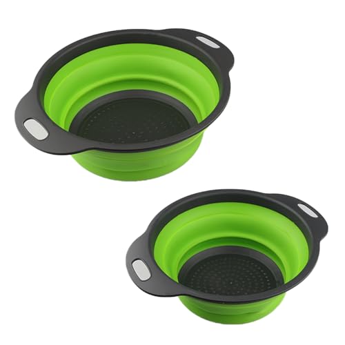 Conjunto de 2 Esponjas Cocina Silicone Verde Salubohum - Escorredores e peneiras - conjunto, esponjas, silicone, verde