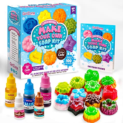 Kit de sabonete para crianças GIRLZONE (8 anos) GIRLZONE - Kits de arte e artesanato - kit, sabonete, crianças, girllzone, 8anos