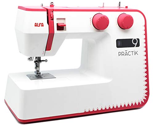 Alfa Práctik 9 Máquina de Costura Manual Preto Alfa - Máquinas de trabalho de tecidos - manual, preto, metal, plástico