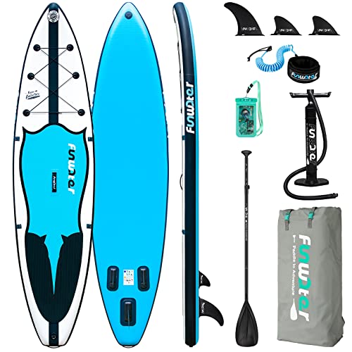 Tábuas de surf insufláveis FUNWATER (Vermelho - 180x60cm) FunWater - Pranchas de remo - insuflável, 180x60cm, vermelho, 150kg