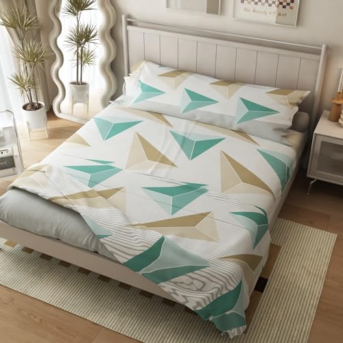 Conjunto de Lençóis para Casaco de Inverno ROMBO (90 x 200 cm) HOGAR TEXTIL EXCELENTE - Roupa de cama - lençóis, casaco de inverno, impressão digital, 90x200, 135x200, 150x200