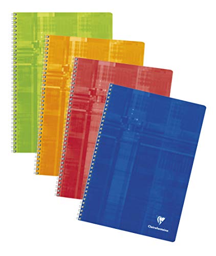 Caderno Clairefontaine 100% Reciclado Spiral Din A4 50 Folhas Clairefontaine Rhodia - Cadernos e bloco de notas - reciclável, fibra reciclada, madeira de paulónia