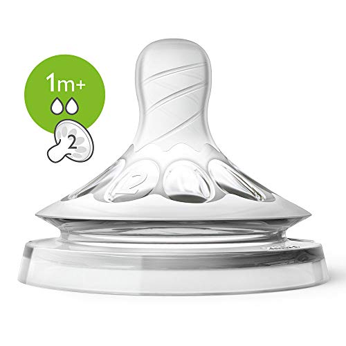 Tetina AVENT 000-00-02-01 (0 - 3 meses) PHILIPS AVENT - Bicos e forros para mamadeiras de bebê - 0-3 meses, sem tampão, sem bico, viagem