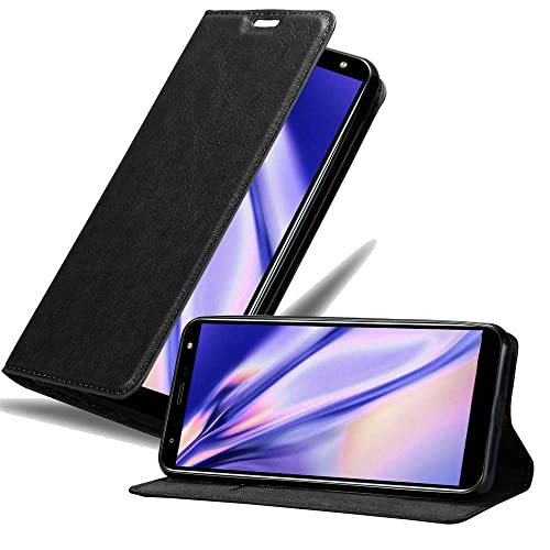 Capa para LG K40 CADORABO Preto (Acessório Informática e Tel.) CADORABO - Capas para telemóveis - LG K40, preto, couro