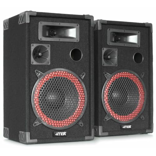 Colunas Max XEN-3510 PA Pack of 2 Passive Speakers Tronios B.V. - Acessórios de computador - colunas, max xen-3510 pa, passivas, altifalantes profissionais, woofer de alta performance, crossover protegido ptc, corneta de dispersão alta