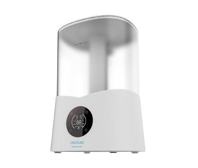 Humidificador CECOTEC Breezecare 2600 Light Smart Cecotec - Eletrodomésticos - 40m², controlo inteligente, 3 velocidades, temporizador 8h