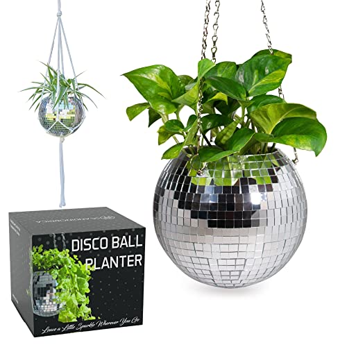 Vaso DISCO DE DANCE MACETA (Branco - 20x20x20cm) Corvino - Vasos e canteiros - iluminação, 20x20x20cm, branco, decoração