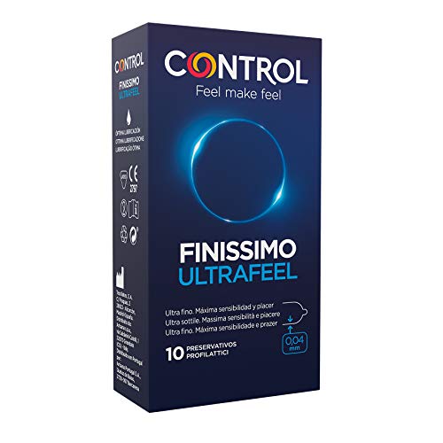 Preservativos FINISSIMO Ultrafeel (10 un) CONTROL - Cuidados pessoais - preservativo, ultrafino, sensibilidade, prazer sexual, abertura fácil