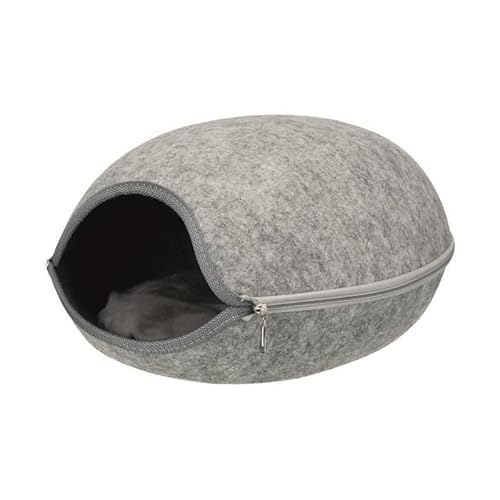 Casota para Gatos TRIXIE Soft Moonlight Cinza Escuro (40x24x46cm) TRIXIE - Camas para gatos - porta aberta, 40x24x46cm, durável, fácil de montar