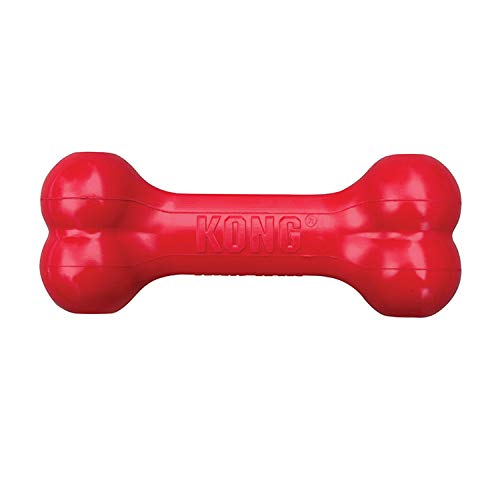 Kong Classic Goodie Bone (Recondicionado Como Novo) KONG - Brinquedos para cães - mordida, recondicionado, borracha natural, indestrutível
