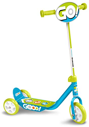Escada SKIDS CONTROL Kinderspiel Gooo Azul STAMP - Patinetes elétricos - 3 rodas, ajustável, anti-deslize, bpa free