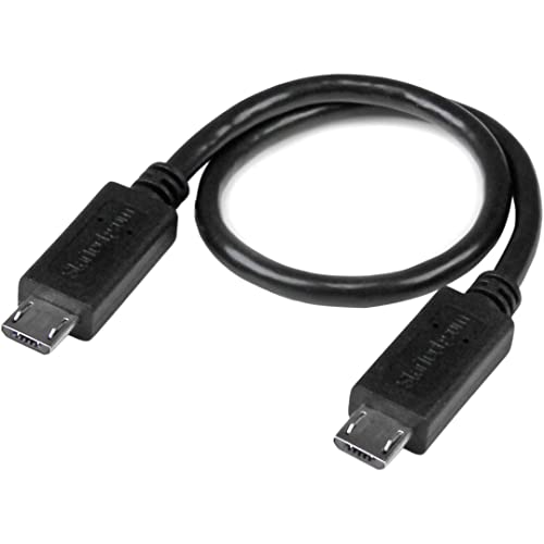 Cabo de Dados STARTECH (USB A - Micro USB B - 20 cm - Preto) STARTECH.COM - Cabos - usb a, micro-usb b, 20 cm, preto