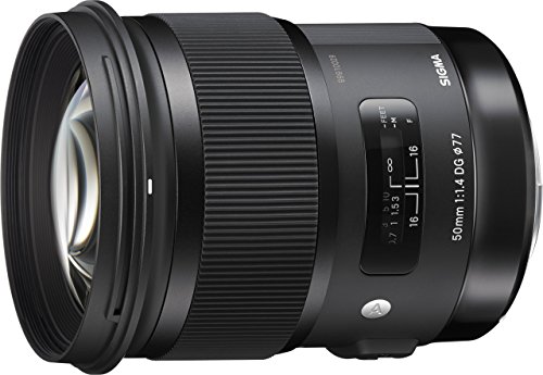 Objetiva SIGMA 50mm/1.4 DG HSM (Encaixe: Nikon F - Abertura: f/22 - f/1.4) Sigma - Lentes de câmera - 50mm, 1/4'', nikon f, f/22, hsm