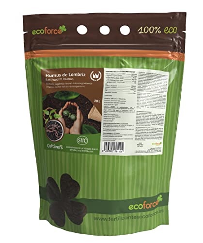 Cultivadores Humus de Lombriz Ecologica 20L Ecoforce - Adubos - humus, ecológico, 20L