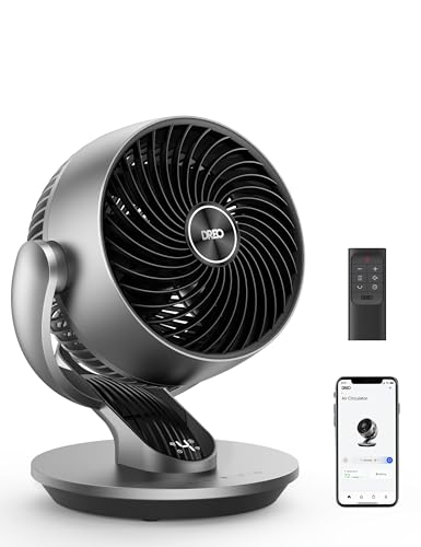 Ventoinha de Mesa DREO Lynx S (5 velocidades - 45 W) Dreo - Ventoinhas de mesa e de pedestal - 5 velocidades, 45 w, 3 modos, ajuste ângulo, temporizador