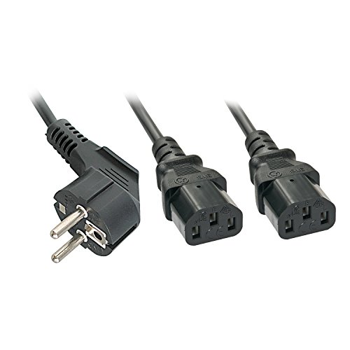 Cabo de Energia LINDY (CEEE7/16 - CEE7/16 - Preto) Lindy - Adaptadores de energia e carregadores - feminino, masculino, cee 7/16, preto
