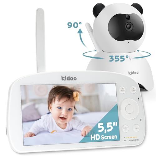 Intercomunicador para Bebé KIDOO 720P HD kidoo - Termopares e termopilhas - intercomunicador, bebé, 720p hd, visão nocturna, 270 metros, câmaras adicionais
