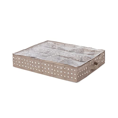 Saco de Arrumação para Sapatos RIVOLI Castanho Compactor - Caixas de mudança e envio - saco, arrumação, sapatos, castanho