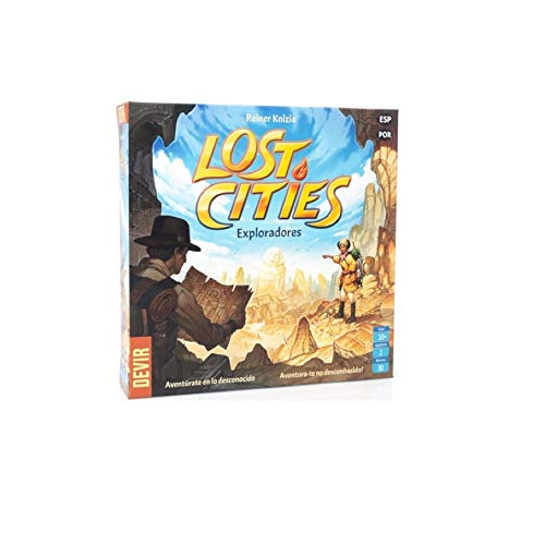 Jogo de Tabuleiro ASMODEE Exploradores (Idade Mínima Recomendada: 8 anos) Libros - Brinquedos - exploradores, cartas, dados, prestígio
