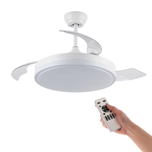 Ventoinha de Teto LEDKIA Herben (68 W - Branco) Ledme - Ventiladores de teto - 68 W, branco, led