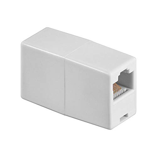 Cabo Adaptador WENTRONIC RJ-45 F/F Branco Wentronic - Acessórios de computador - feminino, branco, plug & play, rj-45