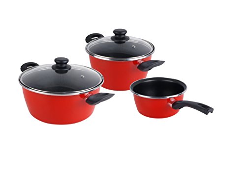 Conjunto de Panelas Magefesa GRANA | Vermelho Magefesa - Conjuntos de panelas - panelas, vermelho