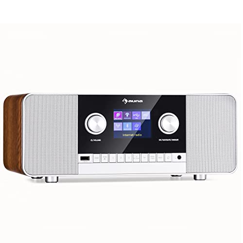 Rádio Portátil Digital Bluetooth Recarregável 15 W AUNA - Áudio - bluetooth, 15W, portátil, recarregável