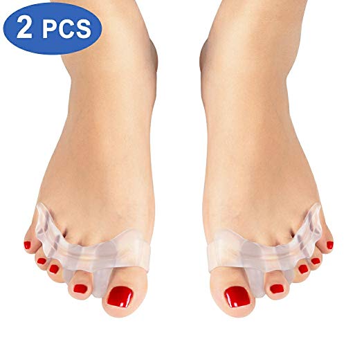 Separadores de Dedos Haofy Gel Silicone (Preto) Haofy - Equipamento de terapia ocupacional e fisioterapia - gel, silicone, preto