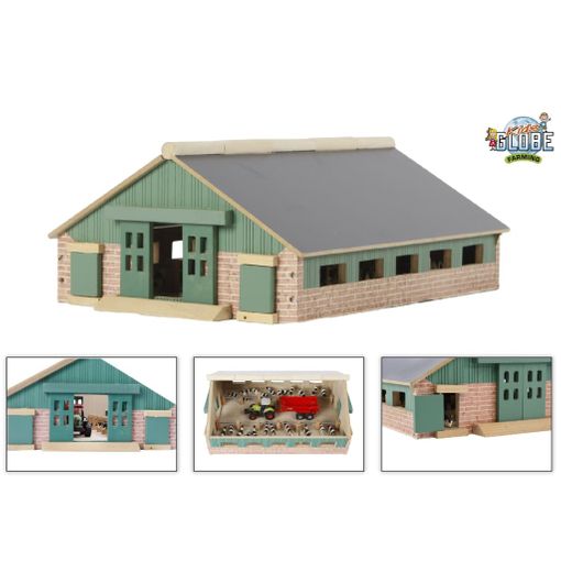 Fazenda de Madeira com Acessórios VAN MANEN Van Manen - Modelos em escala - madeira, acessórios, fazenda, vacunas