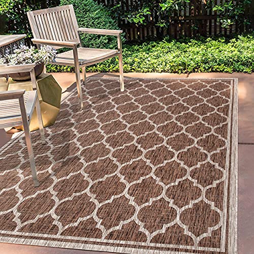 Tapete HOME & LIVING SMB109B-5 (Bege - 150x240cm) JONATHAN Y - Tapetes - 150x240cm, geométrico, ecológico, celosia