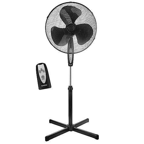 Ventoinha de Pé BRIEVE FN122397 (3 velocidades - 50 W - Diâmetro: 40 cm) briebe - Ventoinhas de mesa e de pedestal - 3 velocidades, 50 W, diâmetro 40 cm