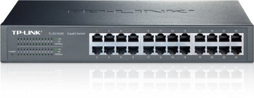 Switch TP-LINK TL-SG1024D (24 Portas Gigabit) TP-Link - Concentradores e comutadores - Switch, tp-link, tl-sg1024d, 24 portas, gigabit