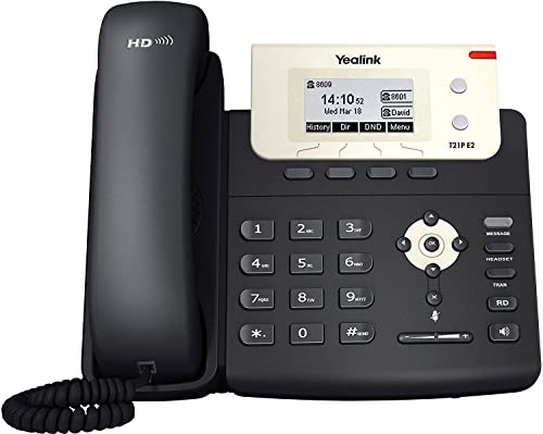 Telefone IP YI TECHNOLOGY SIP-T21P E2 Preto Yealink - Telefonia - telefone ip, sip-t21p e2, preto