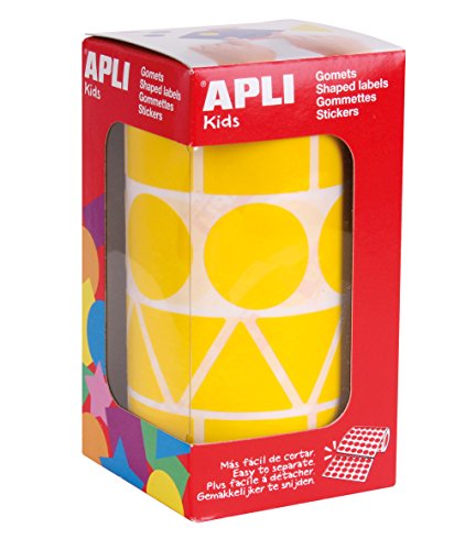 Rolo de Goma Geométrica BIC Yellow (1357 Unidades) Apli kids - Enfeites e acabamentos - geométricos, 1357 unidades, motricidade fina