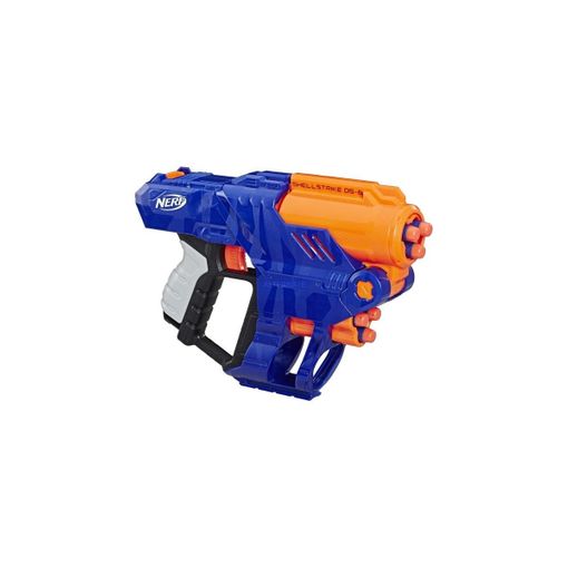 Lançador NERF Elite Shellstrike (Idade Mínima: 8 anos) Hasbro - Áudio - dardos, espingarda, 8 anos