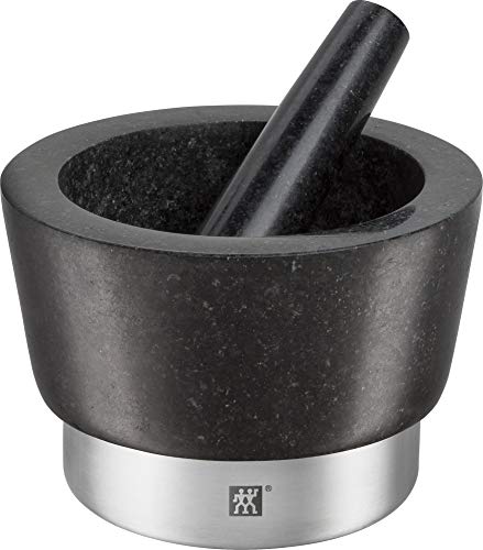 Zwilling 39500-024-0 molhete e martelo de especiarias Preto, Prateado ZWILLING - Cabeças de martelo - granito, preto, prateado, 150x150x50mm, 0.5kg