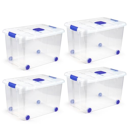 Caixa de Arrumação Plástica com Tampão e Fechamento a Pressão KINGNET PLASTICFORTE - Caixas de mudança e envio - plástico, tampão, fechamento a pressão