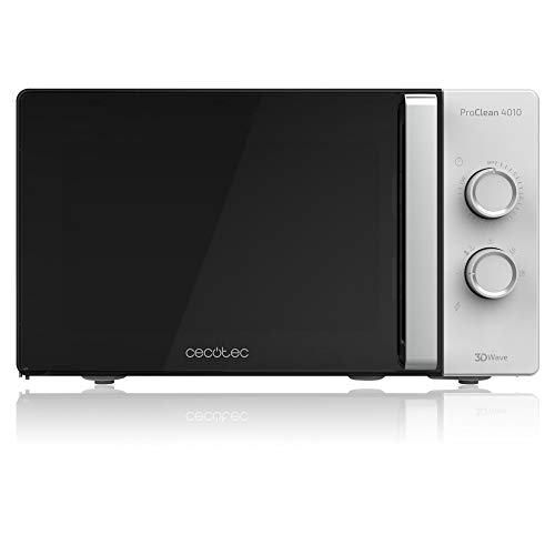 Micro-ondas CECOTEC ProClean 4010 (700 W - Capacidade: 23 L) Cecotec - Fornos de microondas - 700 W, 2,3 L, grill, prateado