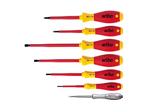 Conjunto de Chaves de Parafusos WIHA SoftFinish electric Wiha - Chaves de fenda - conjunto, chaves, parafusos, wiha, softfinish, electric