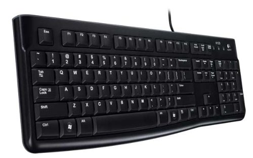 Teclado LOGITECH K120 (Com Cabo - Layout Suíço - Teclado Numérico) Logitech - Teclados - cabo, layout suíço, teclado numérico, silenciosas