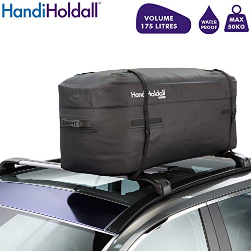 Mala de Teto HANDI HOLDALL 175L Preto (175 L) HANDIWORLD - Suportes de carga para veículos - 1,75 l, 50 kg, pvc, preto