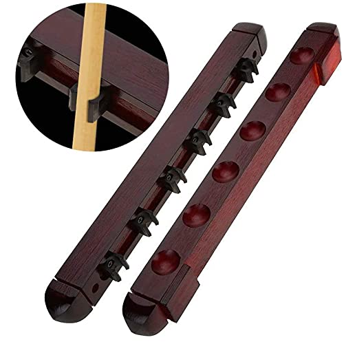 Suporte para Cues GOTYOU RACK-6CUE (Madeira) gotyou - Racks de tacos de bilhar - madeira, vermelho vinho, 460 g