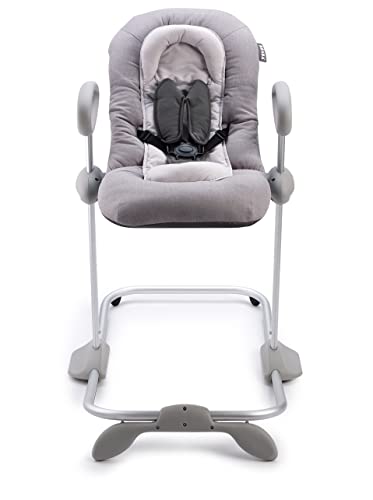 Baloiço e Cadeira de Baloiço para Bebés Beaba Up&Down Iii - Cinza Beaba - Brinquedos para bebês e equipamentos de atividades - up&down, cinza, cinto de segurança, almofada removível