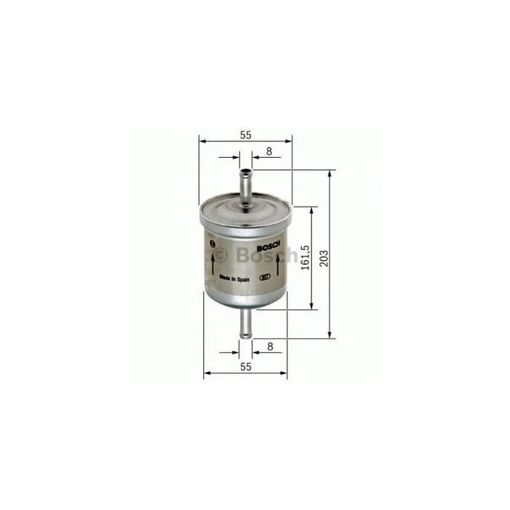 Filtro de Combustível BOSCH 0450905901 (Compatibilidade: Bosch) Bosch - Sistemas de combustível de veículos automotores - bosch, filtro de combustível, preto, azul