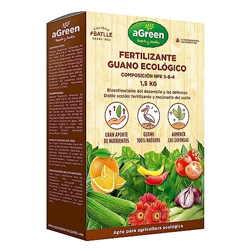Fertilizante AgrEEN Guano (1.5 kg) - 06445 AGREEN - Adubos - fertilizante, guano, 1.5 kg, ecológico, naturais