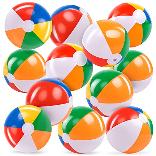 Conjunto de 12 Bolas de Futebol Joyin 20 cm JOYIN - Bolas saltitantes - 12 bolas, tamanhos variados, playground, piscina