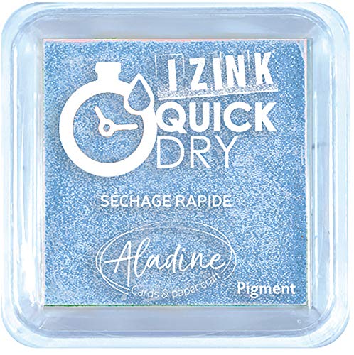 Tinta IZINK Azul Pastel (5x5cm - 1 Unidade) Aladine - Tinta e recargas de caneta - azul pastel, 5x5cm