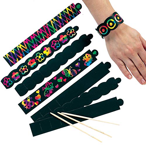 Kit de Artesanato BAKER ROSS Pulso com Tinta Removível Baker Ross - Pulseiras - pinturas, removível, papel, cartão, madeira